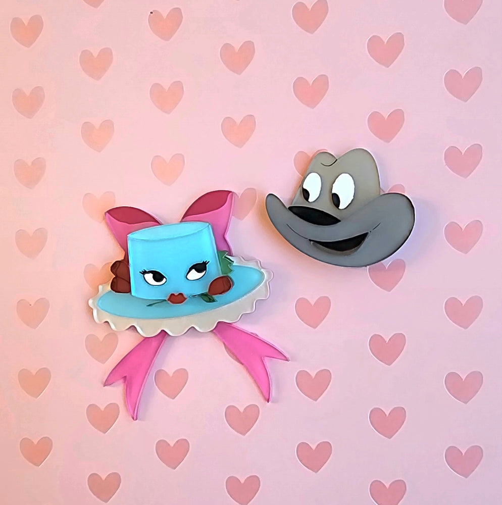 Pre Order Dapper Hat Brooches Set
