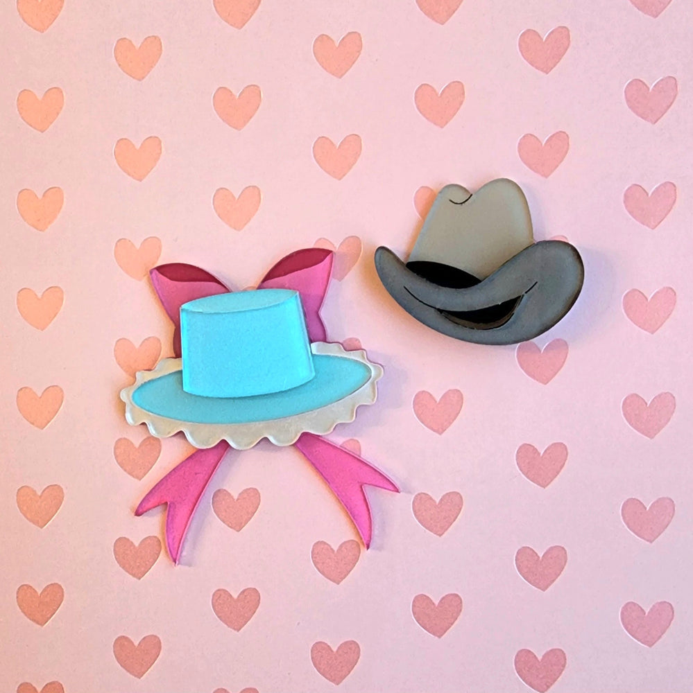 Pre Order Dapper Hat Brooches Set