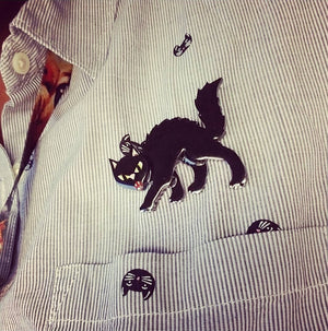 Pre Order Black Cat Brooch