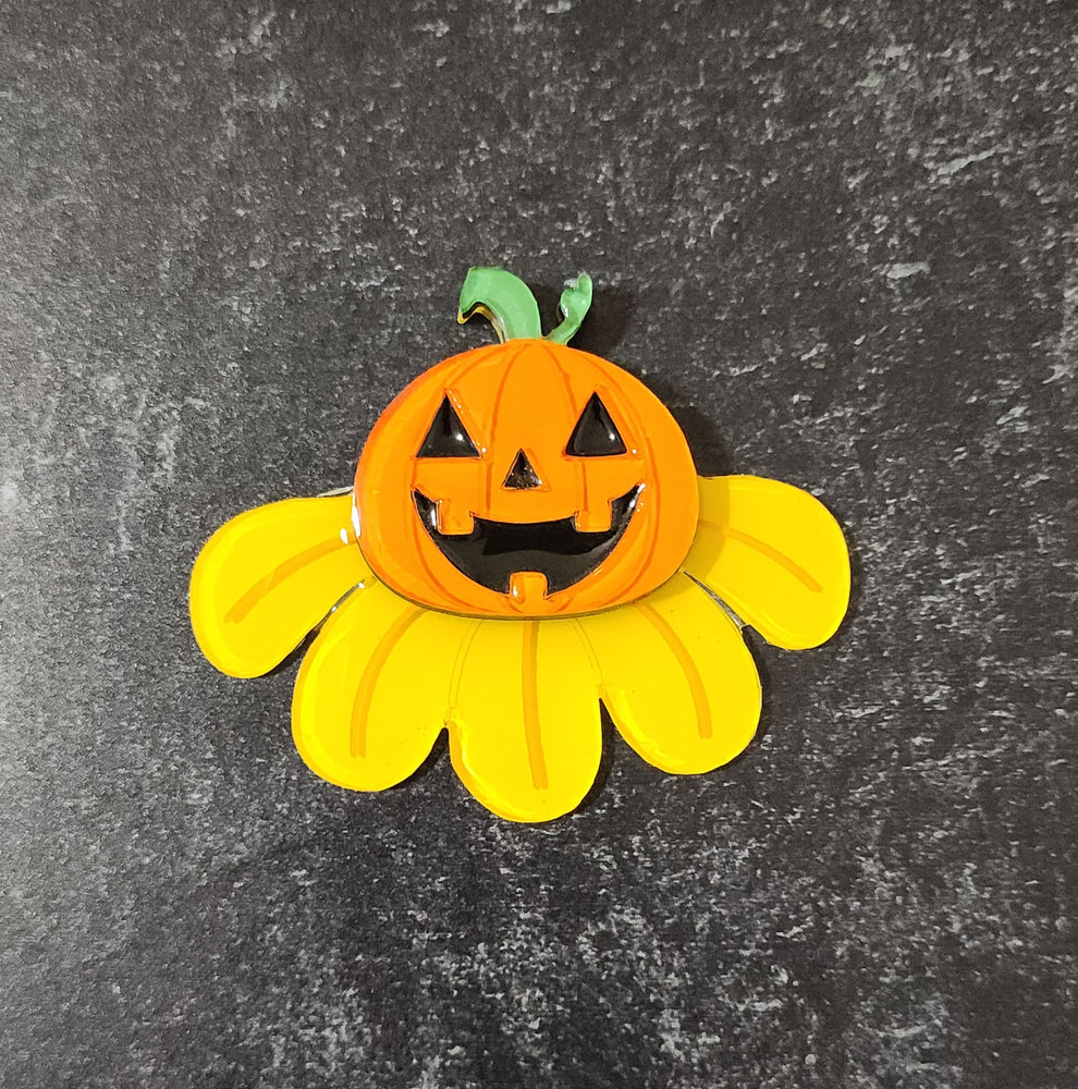Pre Order Pumpkin Bloom Brooch