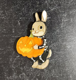 Pre Order - Boo The SkeleBun Brooch