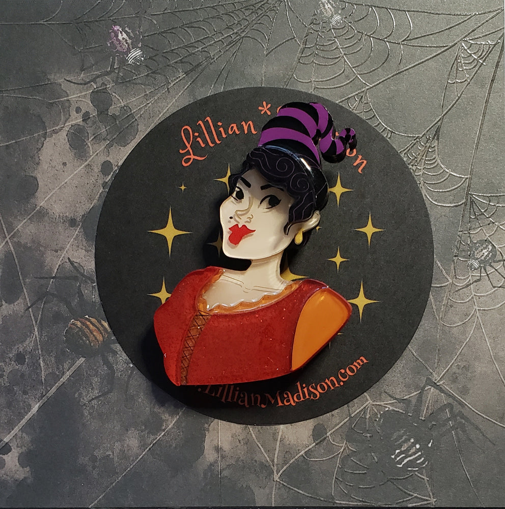Witch Sisters Brooch