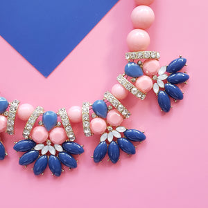 Starburst Necklace in Pink