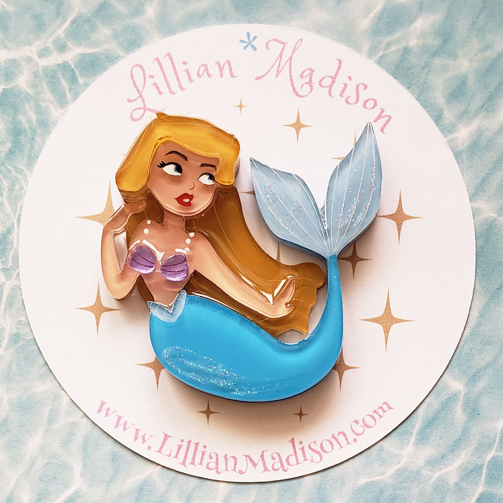 Dreaming Mermaid Brooch